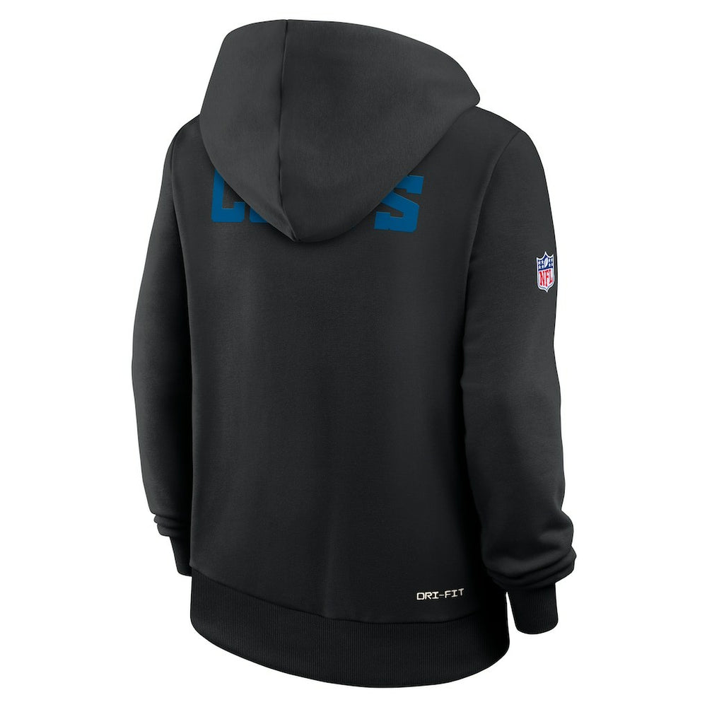 Indianapolis Colts Women's Alternate Logo Sideline Standard Issue Dri-FIT Hoodie Black | Nike for Sale