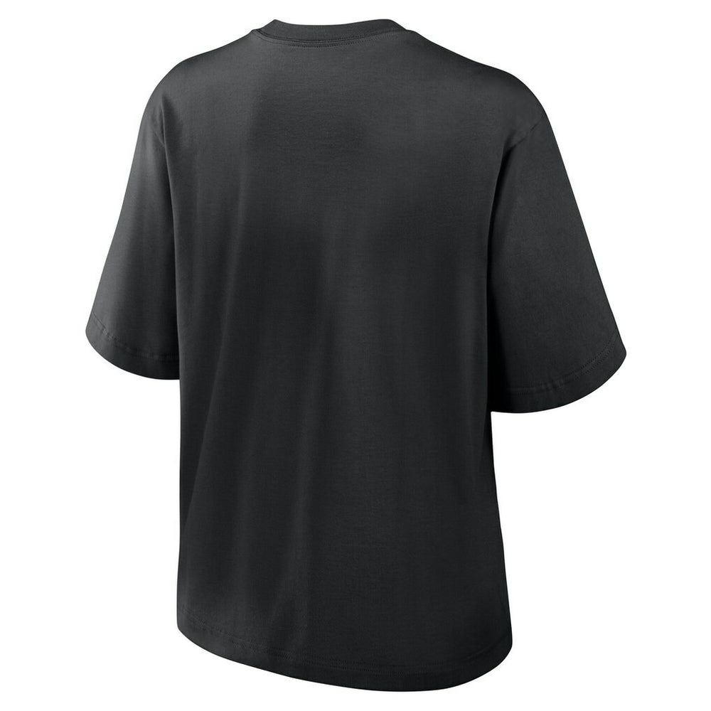 Atlanta Falcons Women's Essential Script Relaxed Boxy T-Shirt Black | Nike for Sale
