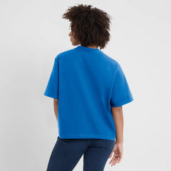 Detroit Lions Women's Essential Script Relaxed Boxy T-Shirt Blue | Nike for Sale