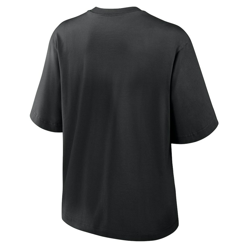 Cincinnati Bengals Women's Essential Script Relaxed Boxy T-Shirt Black | Nike for Sale