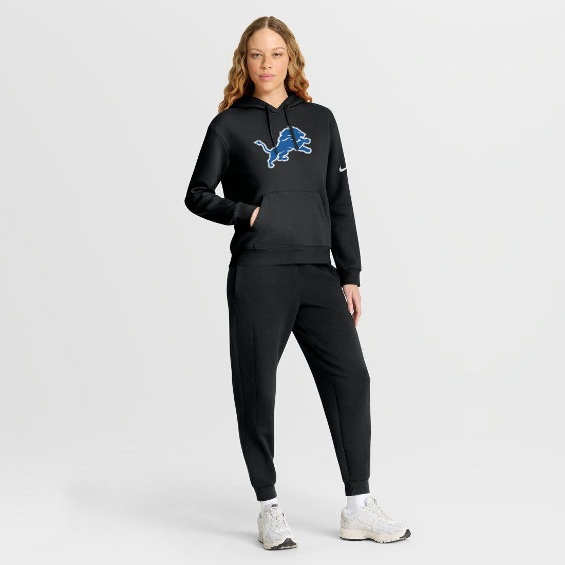 Detroit Lions Women's Club Fleece Hoodie Black | Nike for Sale