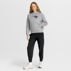 New England Patriots Women's Club Fleece Hoodie Heather Gray | Nike for Sale