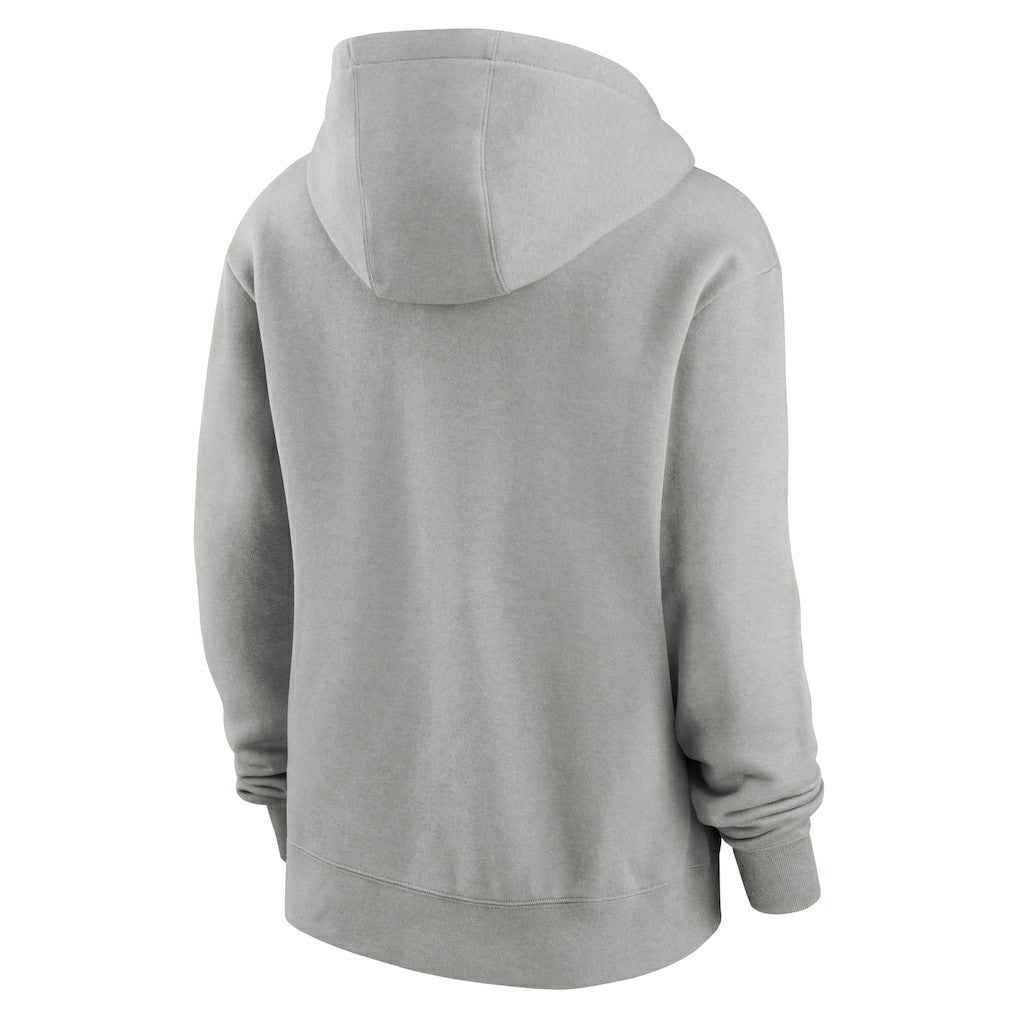 New England Patriots Women's Club Fleece Hoodie Heather Gray | Nike for Sale