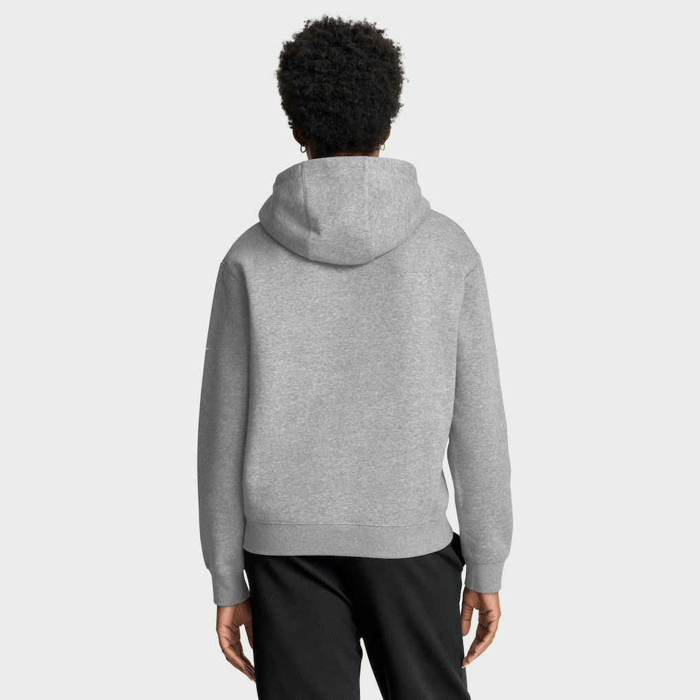 New York Giants Women's Club Fleece Hoodie Heather Gray | Nike for Sale