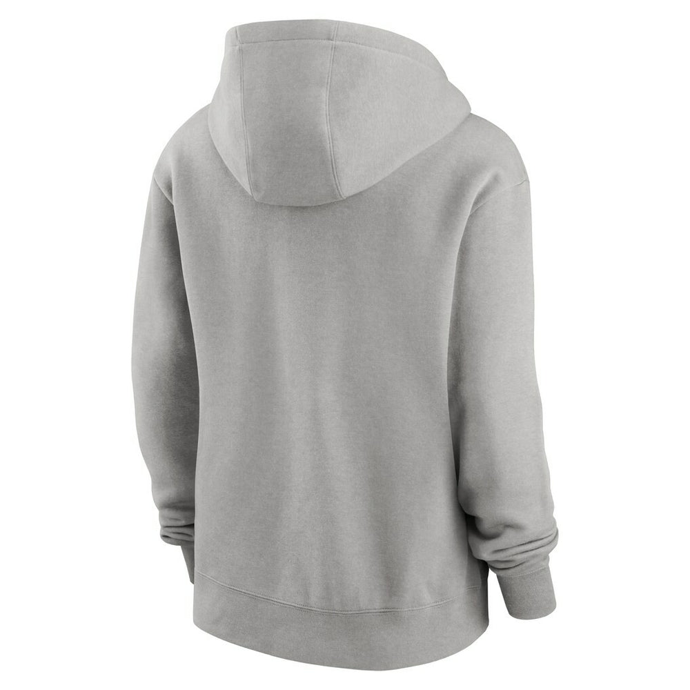 New York Giants Women's Club Fleece Hoodie Heather Gray | Nike for Sale