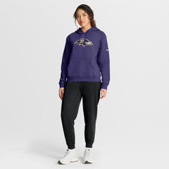 Baltimore Ravens Women's Club Fleece Hoodie Purple | Nike for Sale