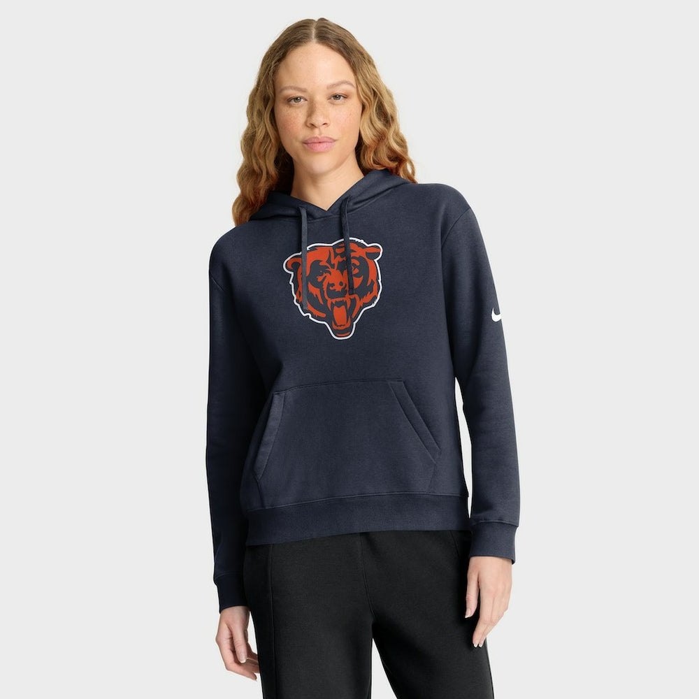 Chicago Bears Women's Club Fleece Hoodie Navy | Nike for Sale