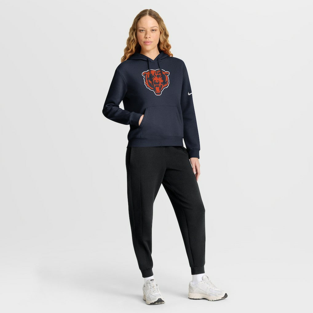 Chicago Bears Women's Club Fleece Hoodie Navy | Nike for Sale