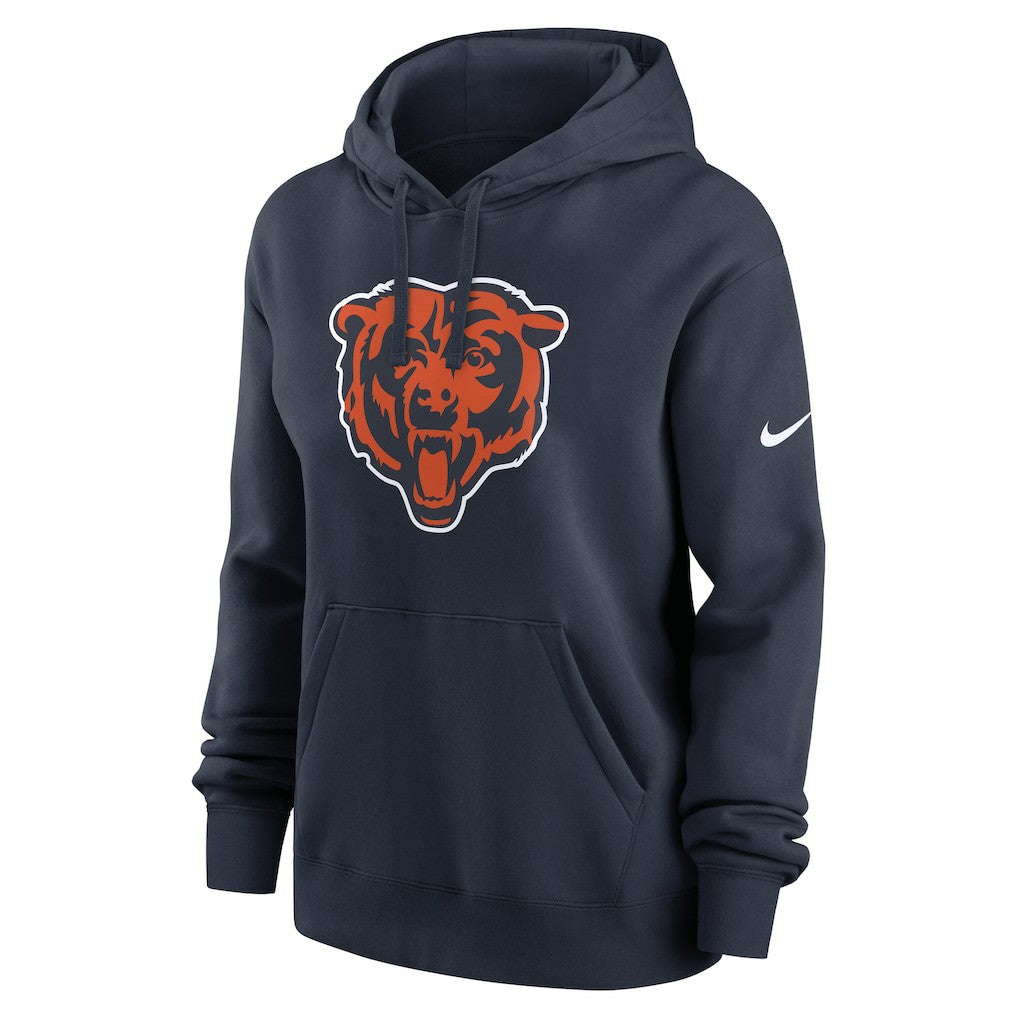 Chicago Bears Women's Club Fleece Hoodie Navy | Nike for Sale
