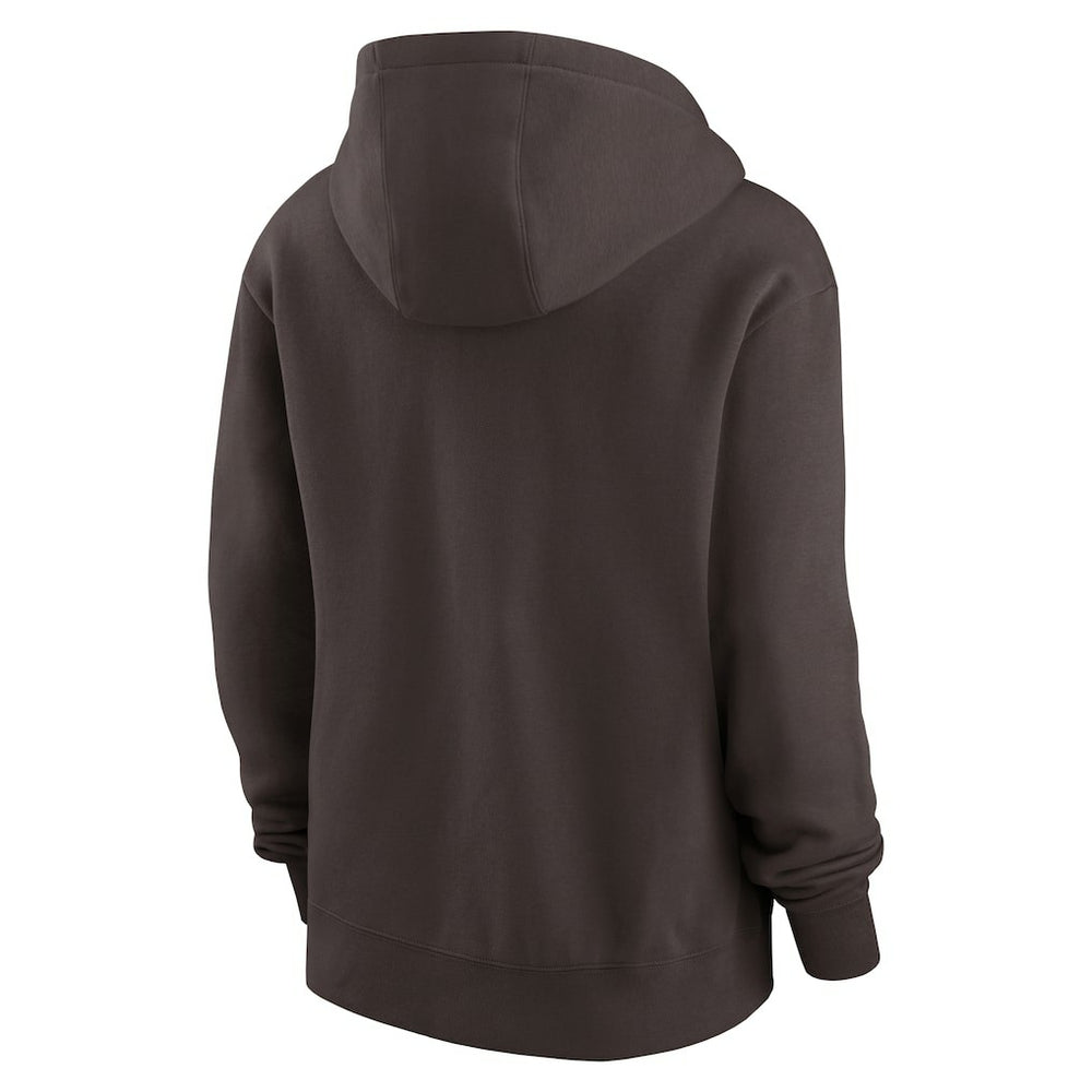 Cleveland Browns Women's Club Fleece Hoodie Brown | Nike for Sale