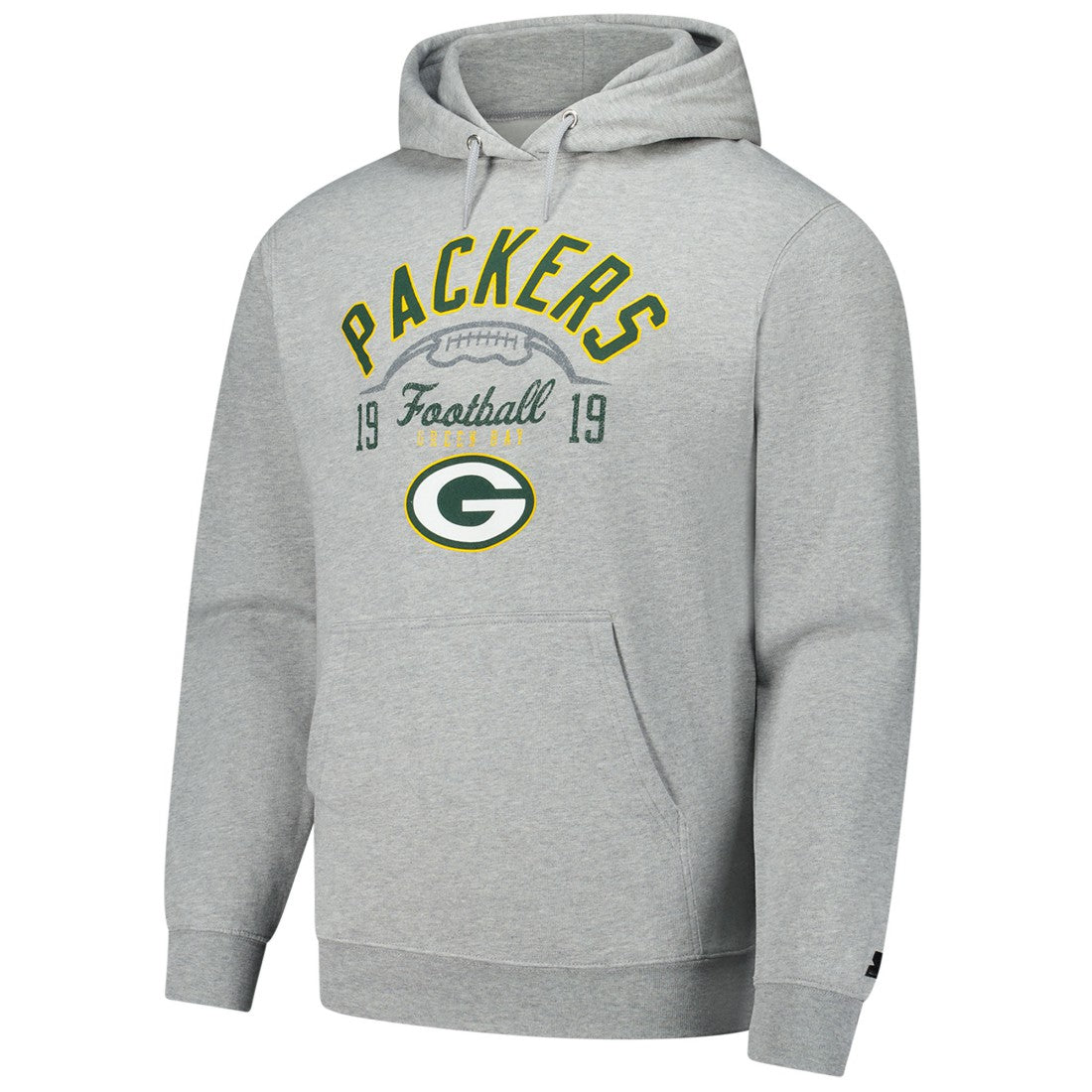 Green Bay Packers Starter Pullover Hoodie Heather Gray | NFL