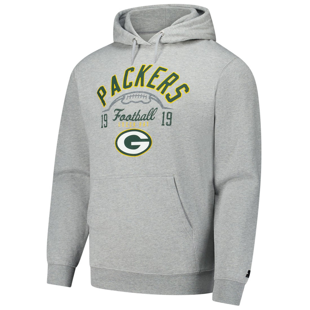 Green Bay Packers Starter Pullover Hoodie Heather Gray | NFL
