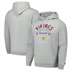 Minnesota Vikings Starter Pullover Hoodie Heather Gray | NFL