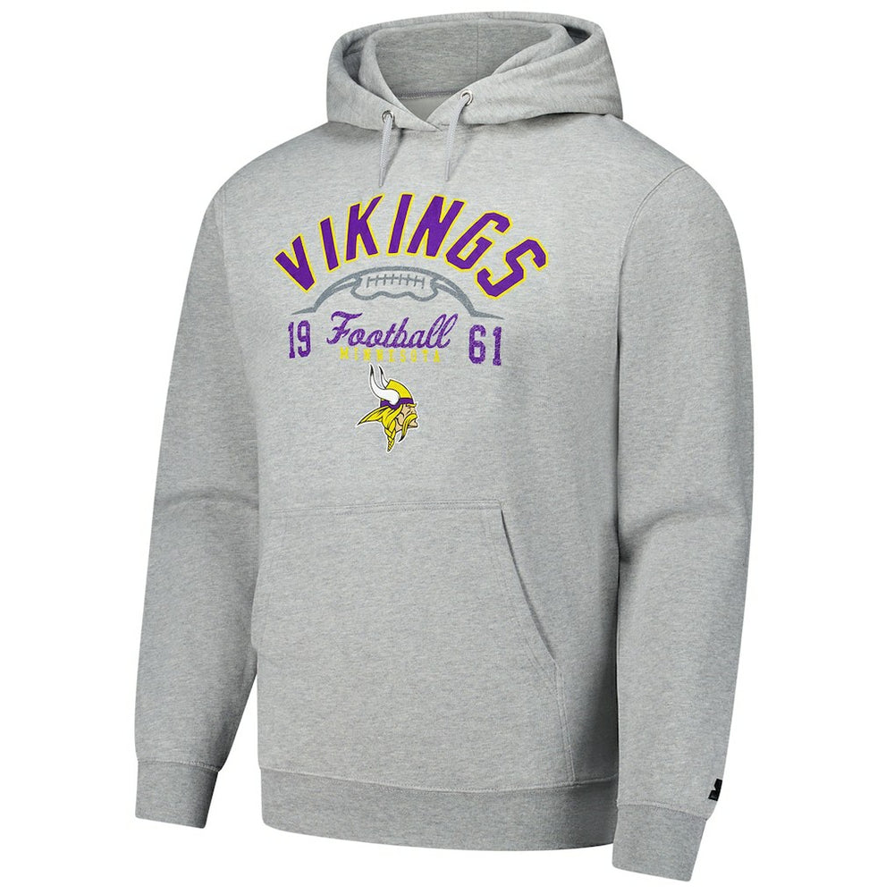 Minnesota Vikings Starter Pullover Hoodie Heather Gray | NFL