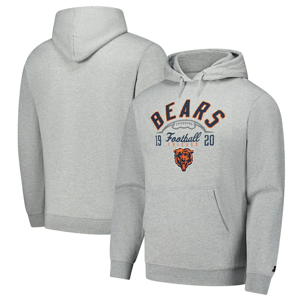 Chicago Bears Starter Pullover Hoodie Heather Gray | NFL
