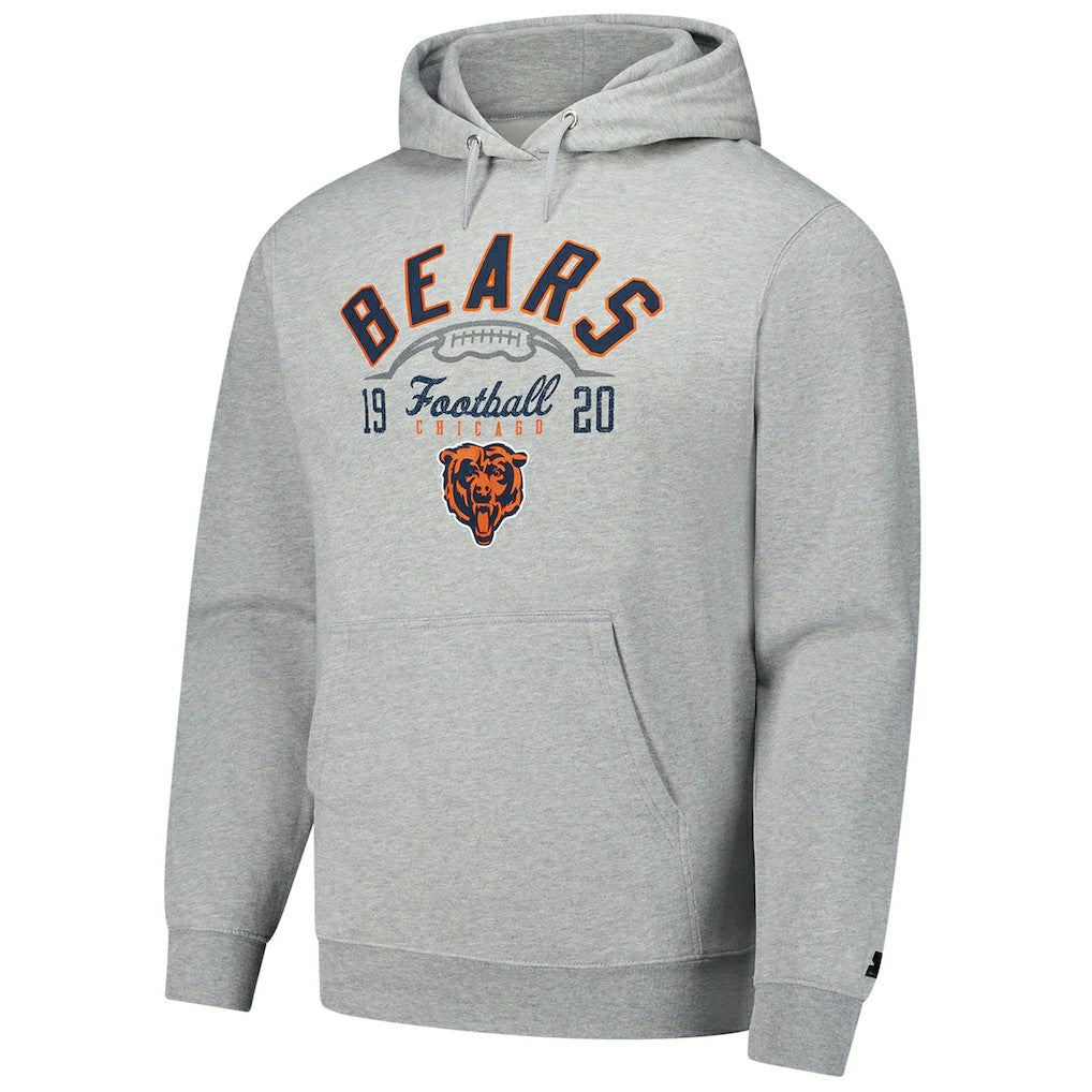 Chicago Bears Starter Pullover Hoodie Heather Gray | NFL