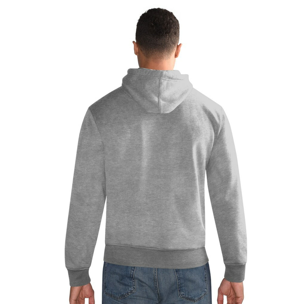 Denver Broncos Starter Pullover Hoodie Heather Gray | NFL
