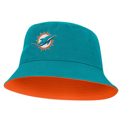 Miami Dolphins Strong Side Bucket Hat Aqua | Fanatics