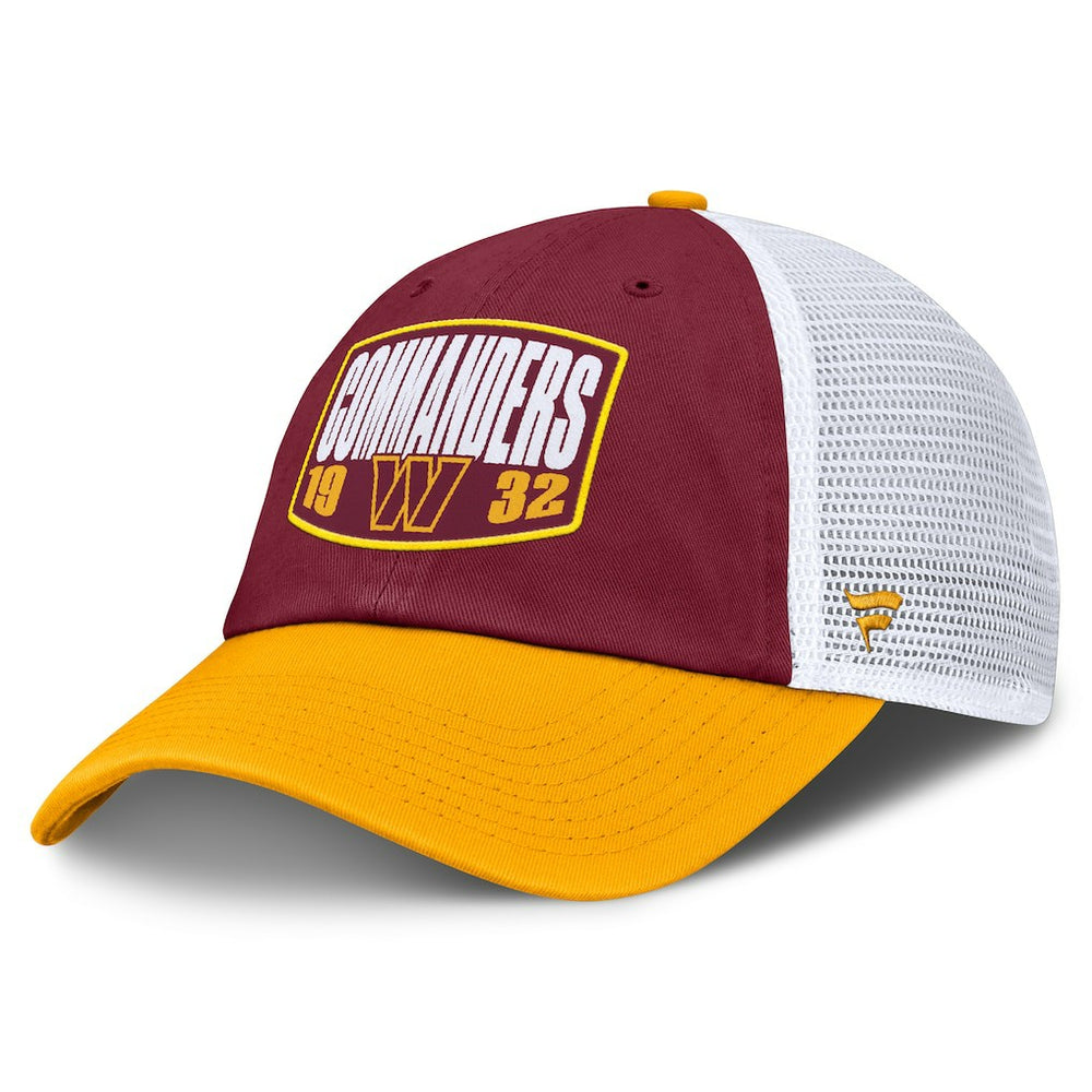 Washington Commanders Franchise Trucker Adjustable Hat Burgundy/Gold | Fanatics