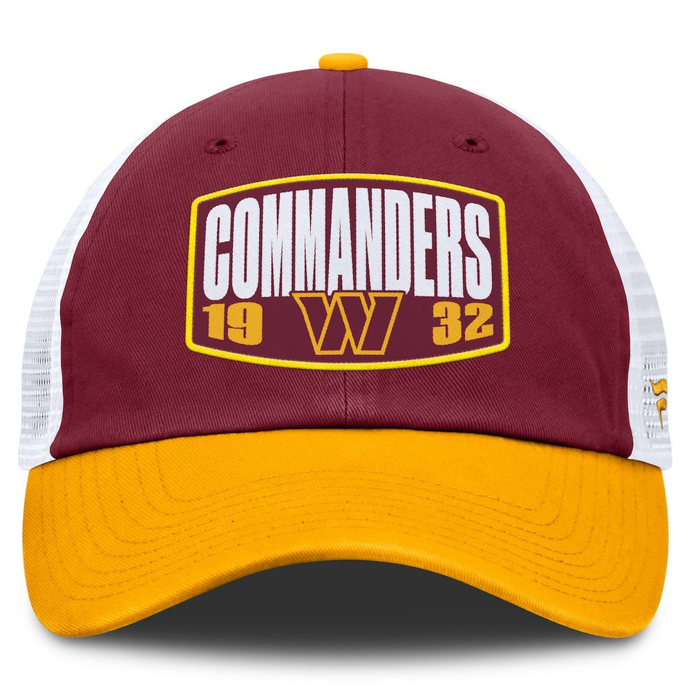 Washington Commanders Franchise Trucker Adjustable Hat Burgundy/Gold | Fanatics