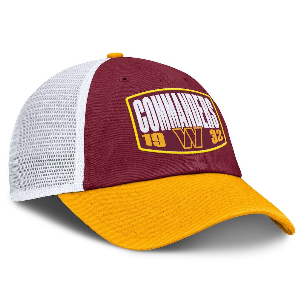 Washington Commanders Franchise Trucker Adjustable Hat Burgundy/Gold | Fanatics