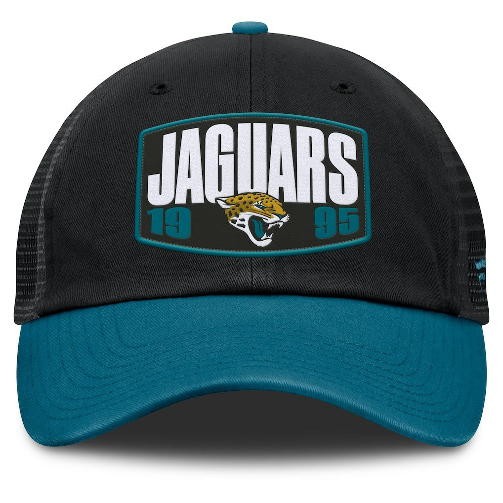 Jacksonville Jaguars Franchise Trucker Adjustable Hat Black/Teal | Fanatics