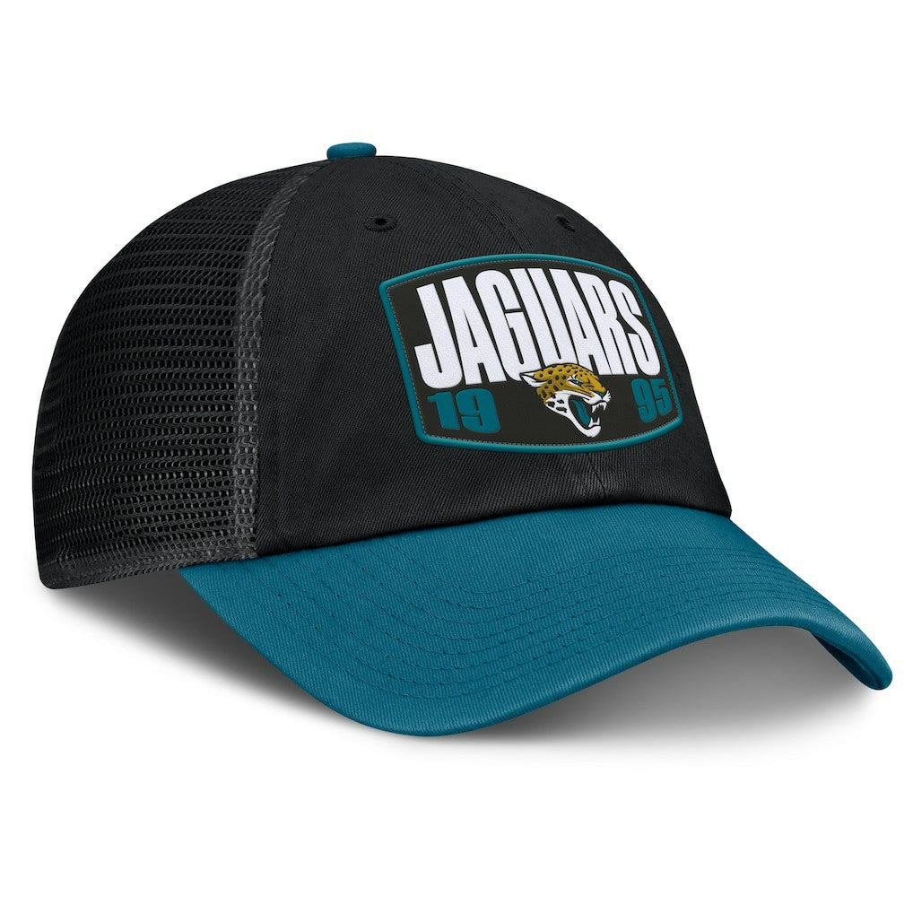 Jacksonville Jaguars Franchise Trucker Adjustable Hat Black/Teal | Fanatics