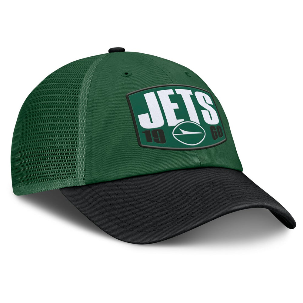 New York Jets Franchise Trucker Adjustable Hat Green/Black | Fanatics