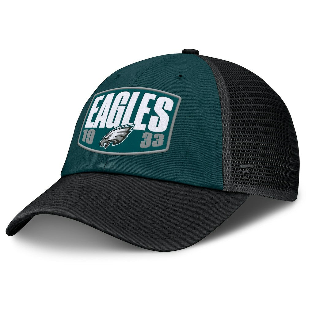 Philadelphia Eagles Franchise Trucker Adjustable Hat Midnight Green/Black | Fanatics