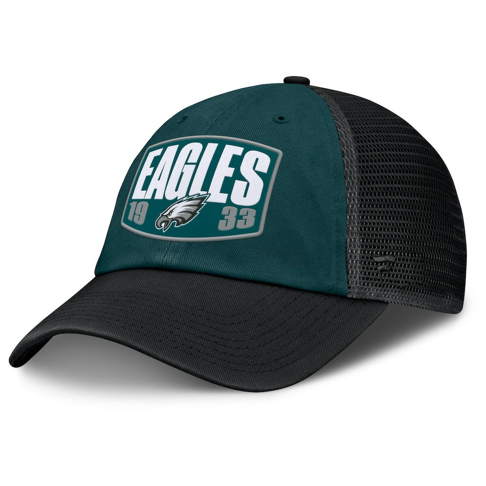 Philadelphia Eagles Franchise Trucker Adjustable Hat Midnight Green/Black | Fanatics