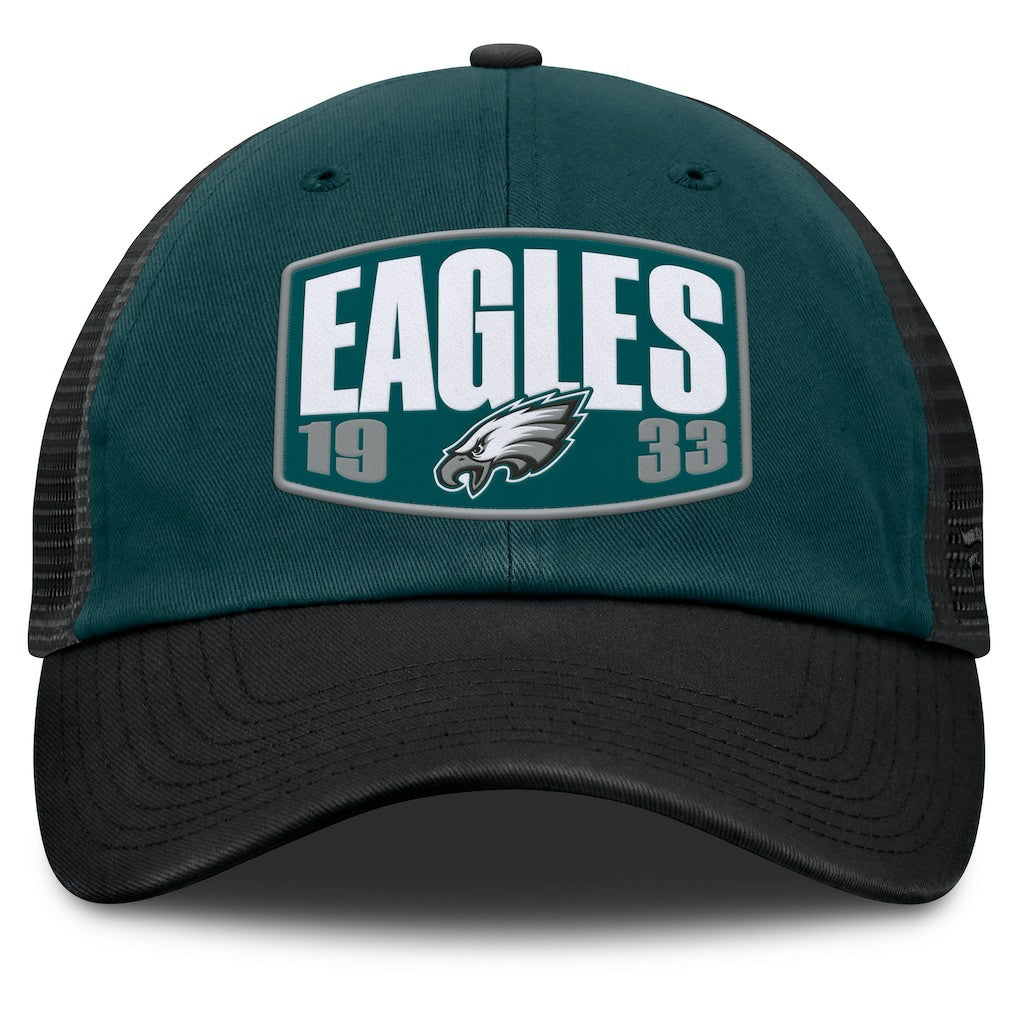 Philadelphia Eagles Franchise Trucker Adjustable Hat Midnight Green/Black | Fanatics