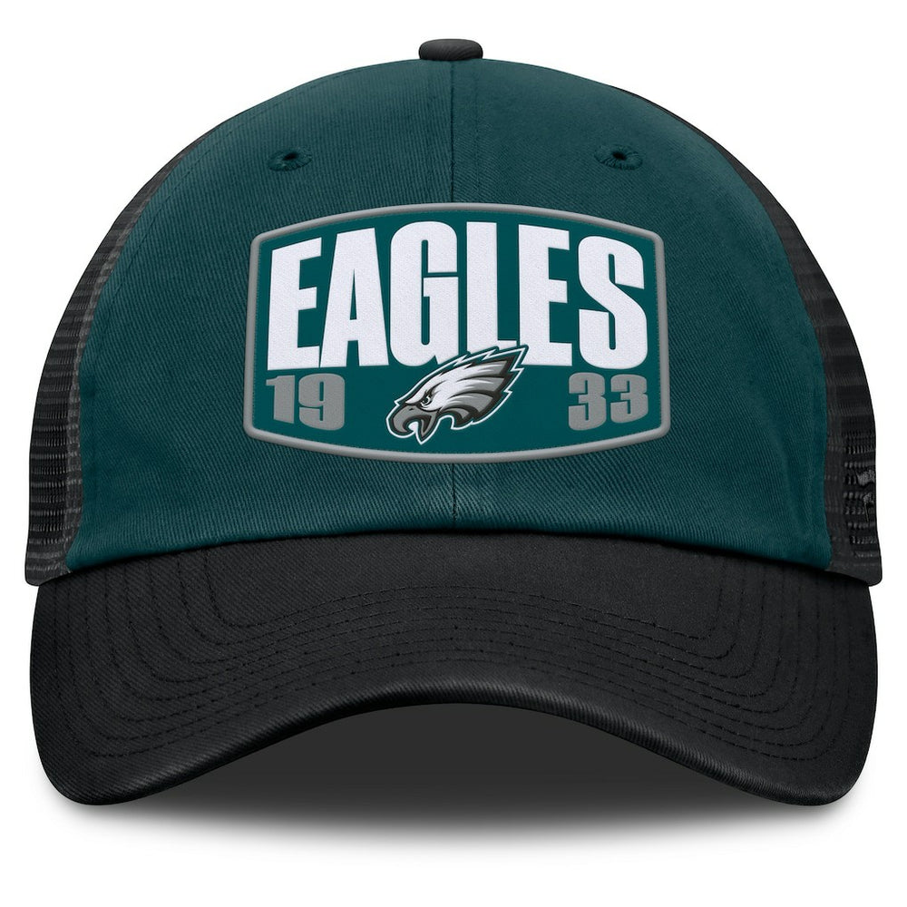Philadelphia Eagles Franchise Trucker Adjustable Hat Midnight Green/Black | Fanatics