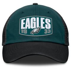 Philadelphia Eagles Franchise Trucker Adjustable Hat Midnight Green/Black | Fanatics