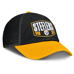 Pittsburgh Steelers Franchise Trucker Adjustable Hat Black/Gold | Fanatics
