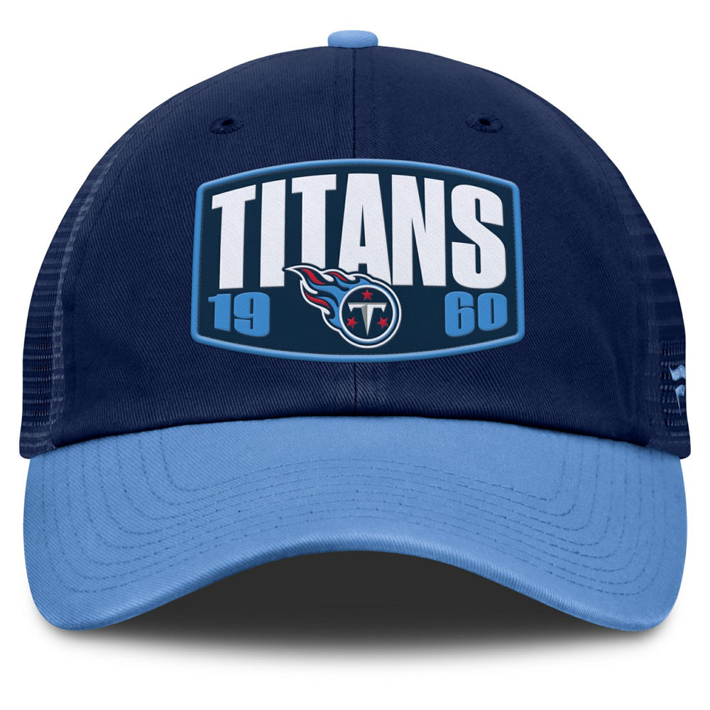 Tennessee Titans Franchise Trucker Adjustable Hat Navy/Light Blue | Fanatics
