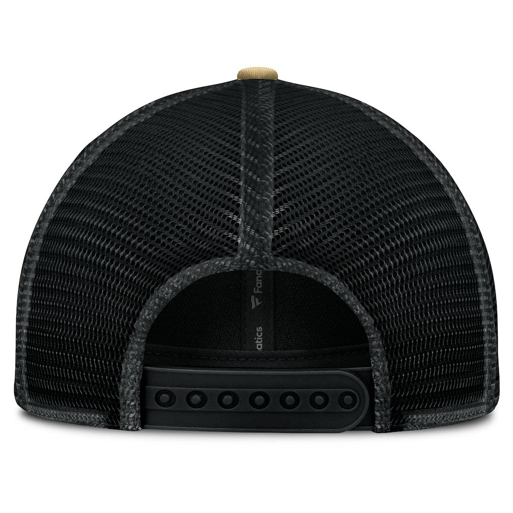 New Orleans Saints Franchise Trucker Adjustable Hat Black/Gold | Fanatics