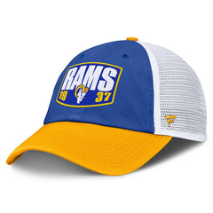 Los Angeles Rams Franchise Trucker Adjustable Hat Royal/Gold | Fanatics