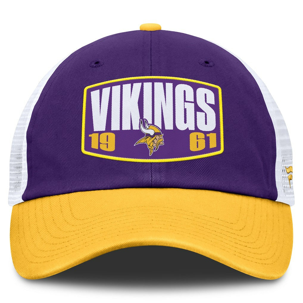 Minnesota Vikings Franchise Trucker Adjustable Hat Purple/Gold | Fanatics