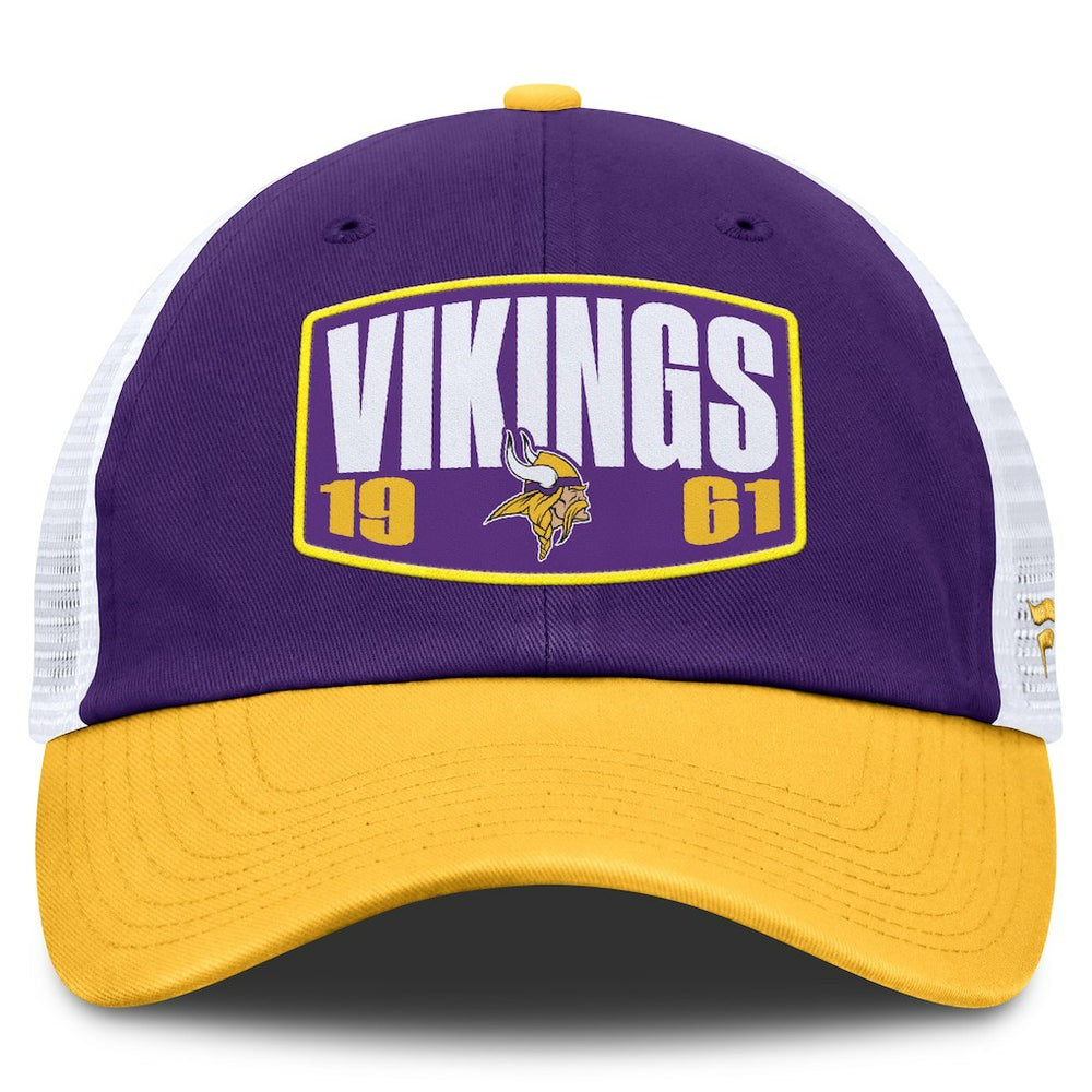 Minnesota Vikings Franchise Trucker Adjustable Hat Purple/Gold | Fanatics