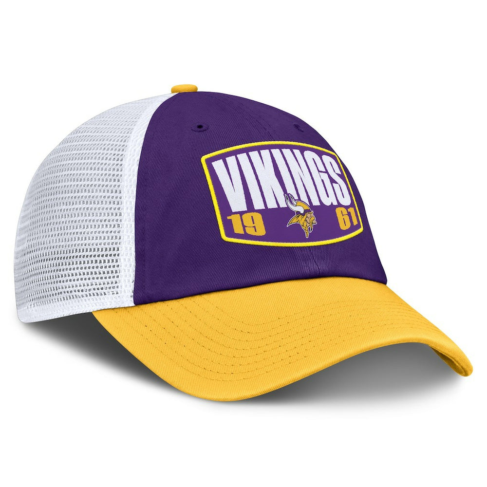 Minnesota Vikings Franchise Trucker Adjustable Hat Purple/Gold | Fanatics