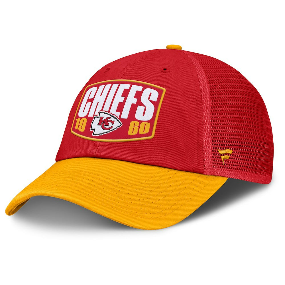 Kansas City Chiefs Franchise Trucker Adjustable Hat Red/Gold | Fanatics