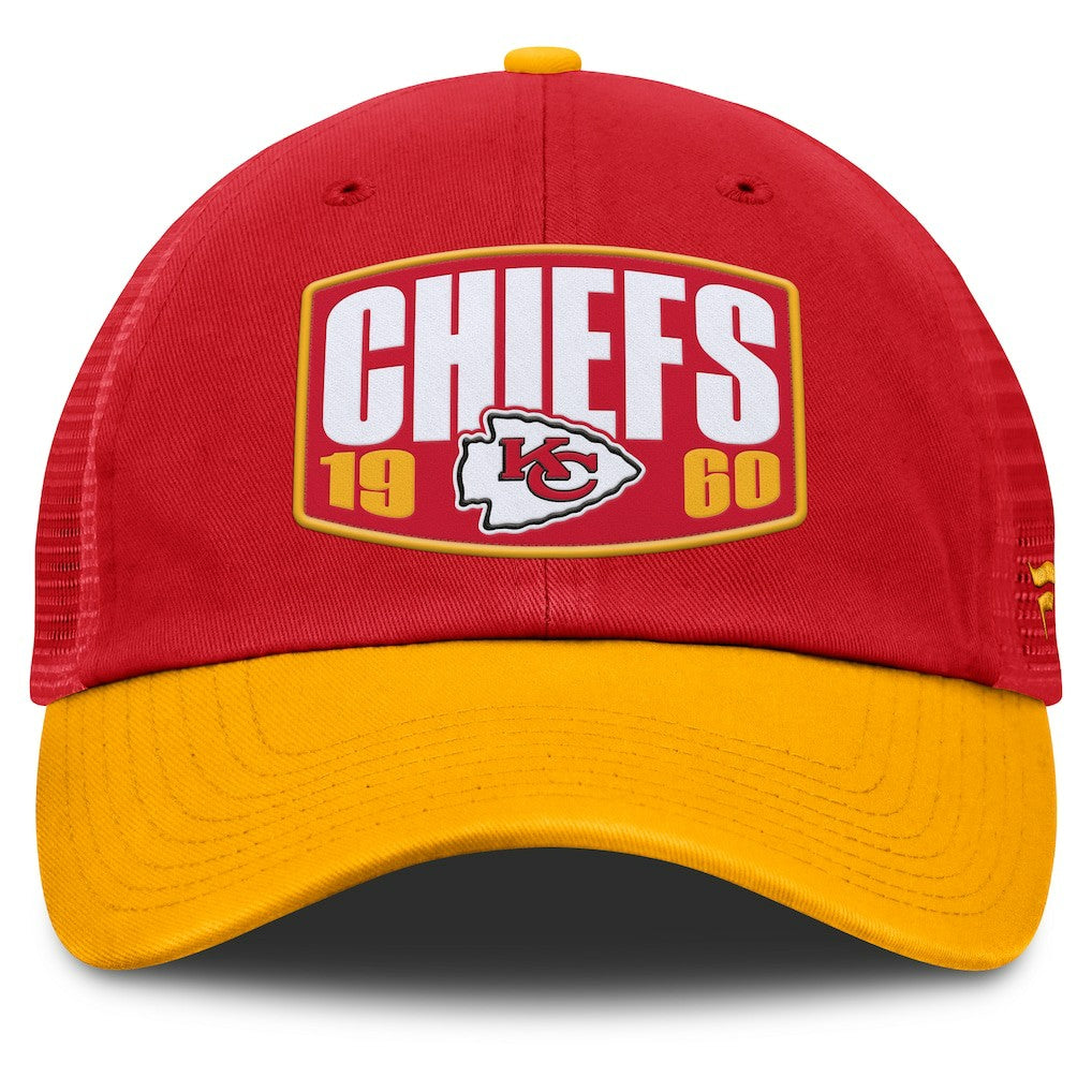 Kansas City Chiefs Franchise Trucker Adjustable Hat Red/Gold | Fanatics