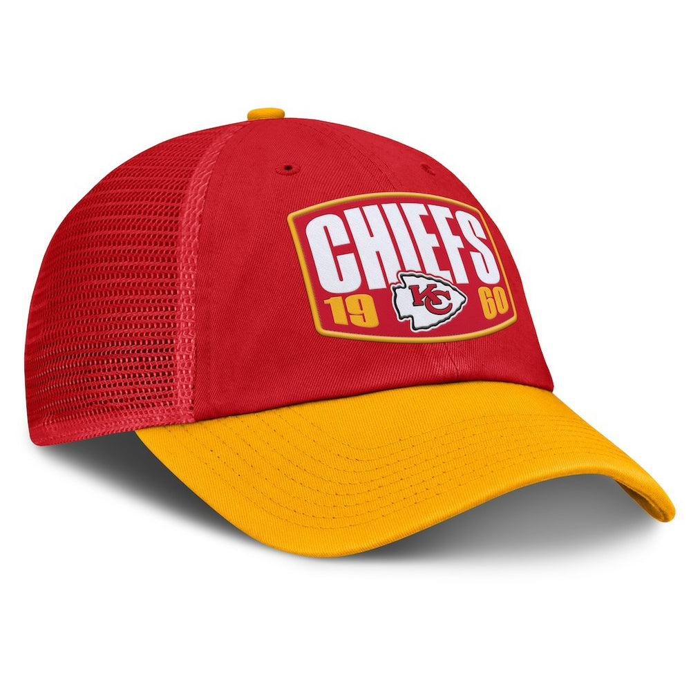 Kansas City Chiefs Franchise Trucker Adjustable Hat Red/Gold | Fanatics