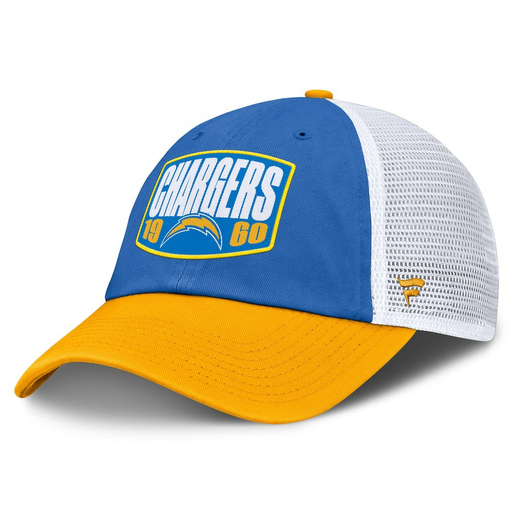 Los Angeles Chargers Franchise Trucker Adjustable Hat Powder Blue/Gold | Fanatics