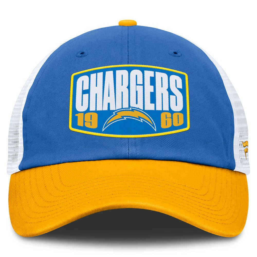 Los Angeles Chargers Franchise Trucker Adjustable Hat Powder Blue/Gold | Fanatics