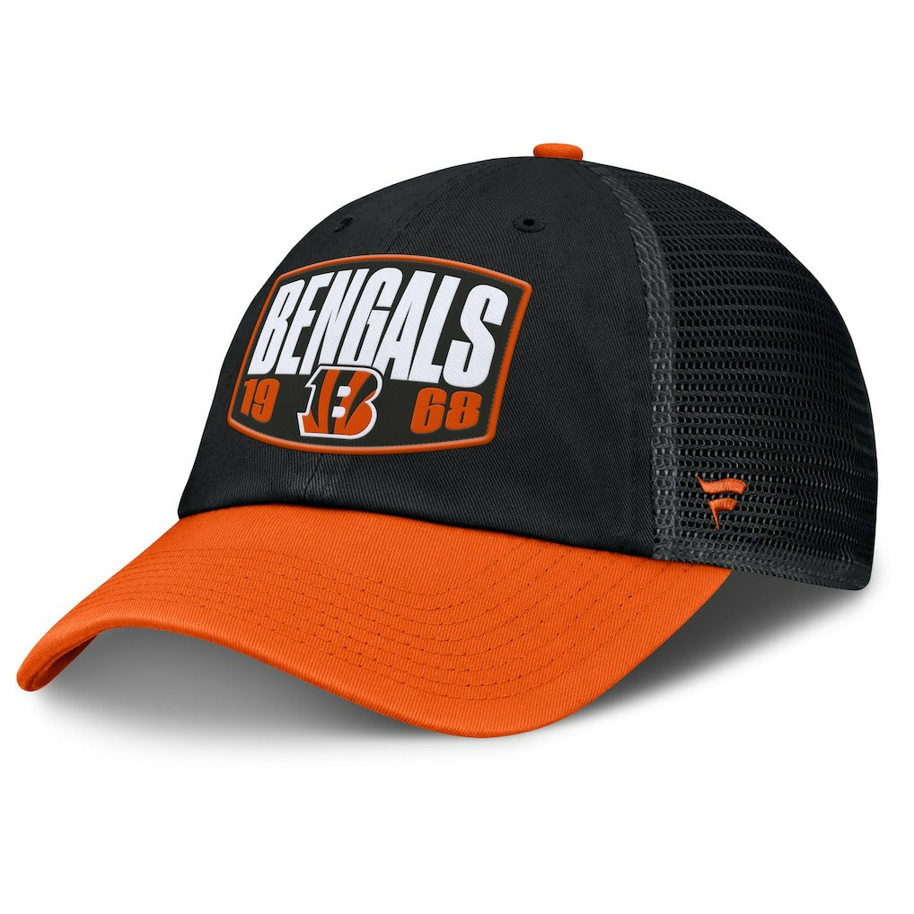 Cincinnati Bengals Franchise Trucker Adjustable Hat Black/Orange | Fanatics