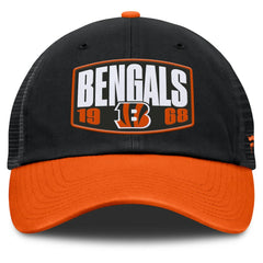 Cincinnati Bengals Franchise Trucker Adjustable Hat Black/Orange | Fanatics