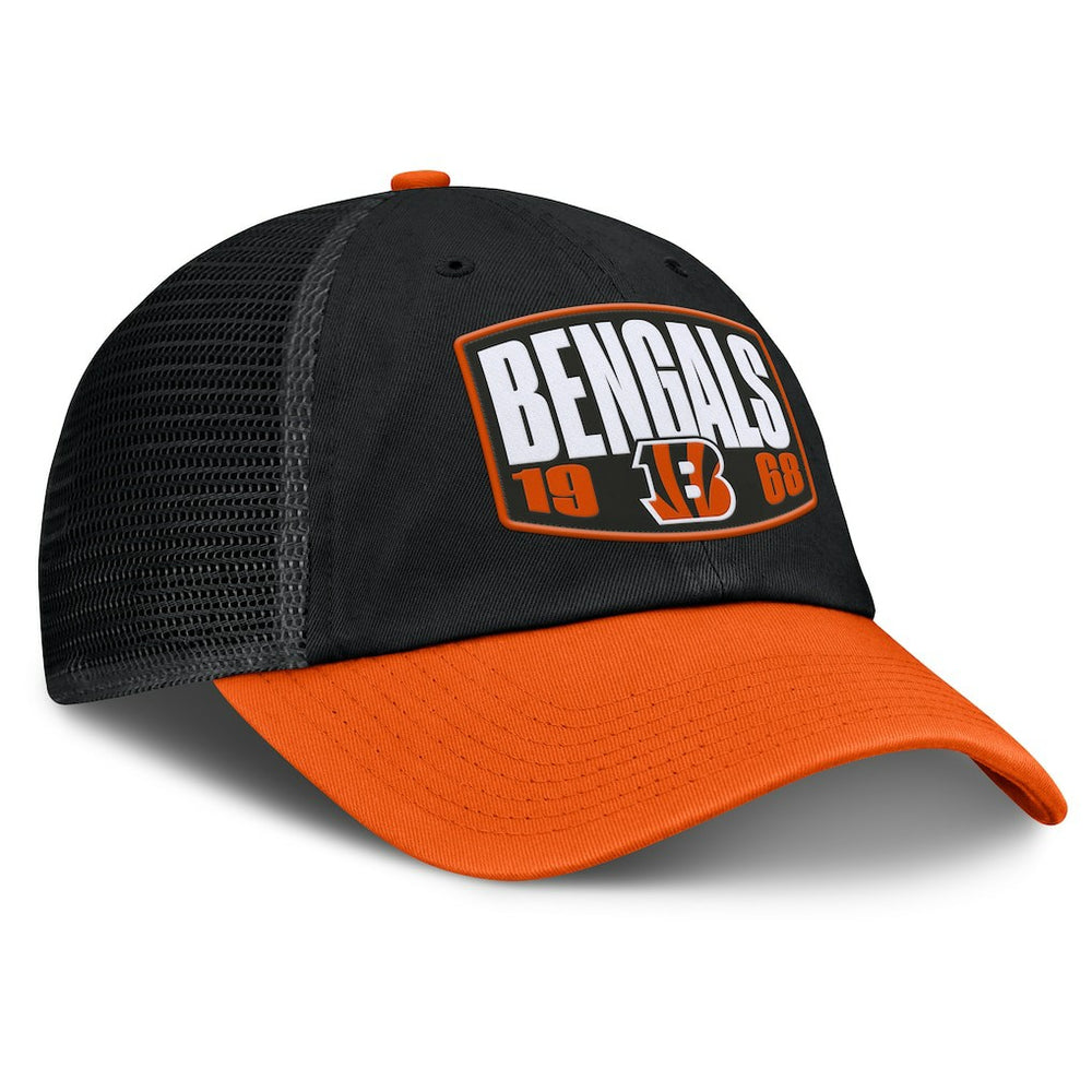 Cincinnati Bengals Franchise Trucker Adjustable Hat Black/Orange | Fanatics