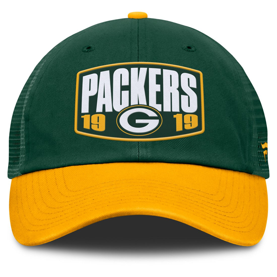 Green Bay Packers Franchise Trucker Adjustable Hat Green/Gold | Fanatics