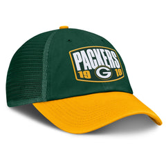 Green Bay Packers Franchise Trucker Adjustable Hat Green/Gold | Fanatics